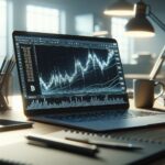 Joven analizando inversiones en criptomonedas
