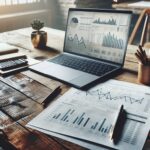 Jovenes analizando inversiones y finanzas personales